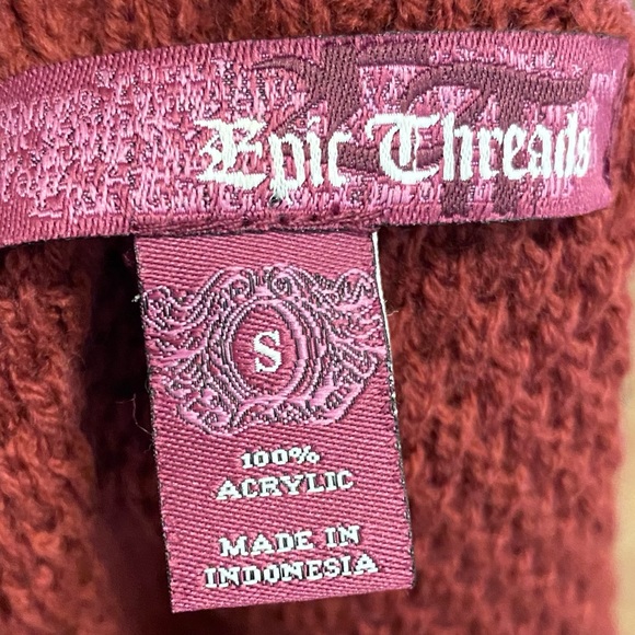 Epic Threads Ladies Cropped Swing Cardigan Sweater Women’s Size Small - Picture 13 of 13